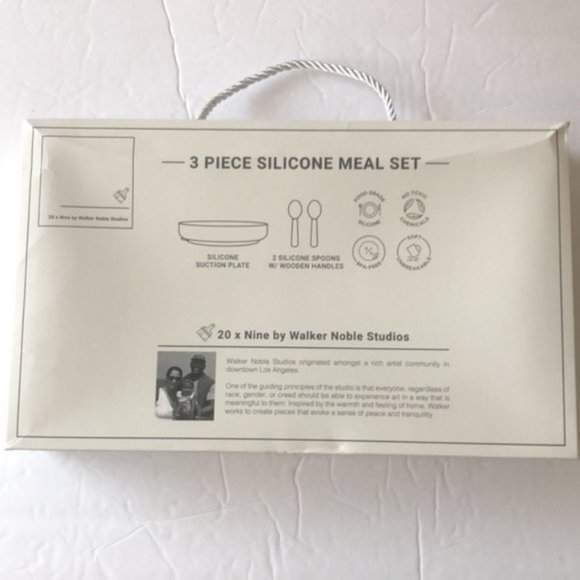 Nine by Walker Noble Studios 3 pc silicone Meal Set for toddler unbreakable - Picture 6 of 6